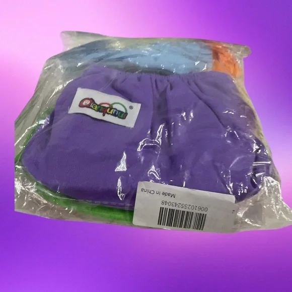 Qianqunui (7) Seven Reusable Adjustable Cloth Diaper Covers Baby Pants with Logo