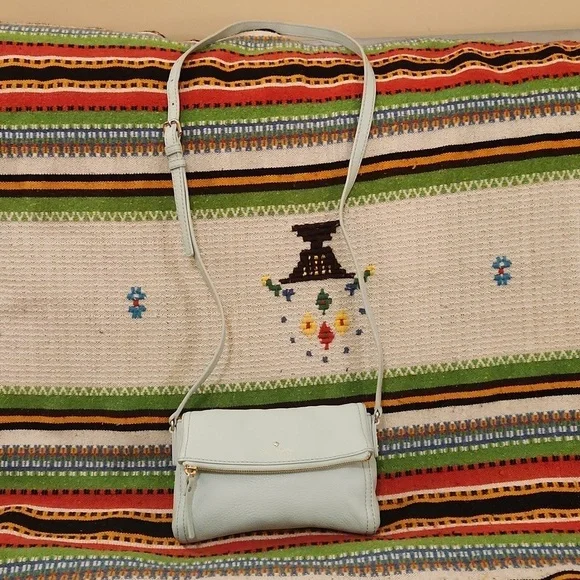 Kate Spade Cobble Hill Mini Carson Crossbody in Aqua