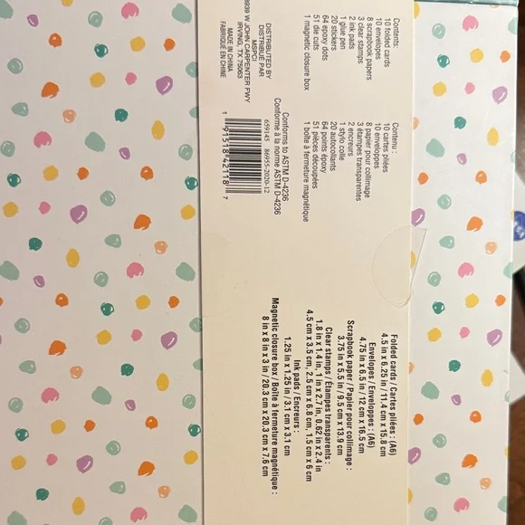 Recollections Cardmaking Kit‎ - Colorful Dots