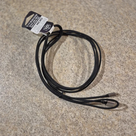 Black USB Micro Cable