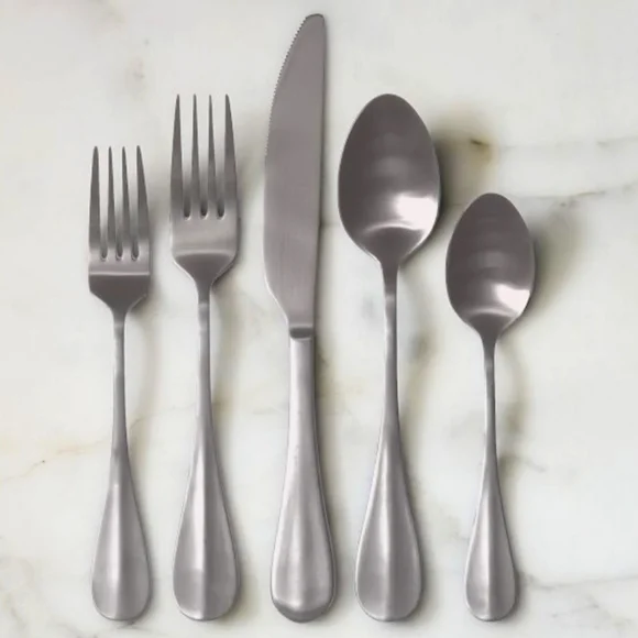 ❤️BUY 2 GET 1 FREE Cove Silver Flatware Set Sleek Dining Elegance,Color:Vintage