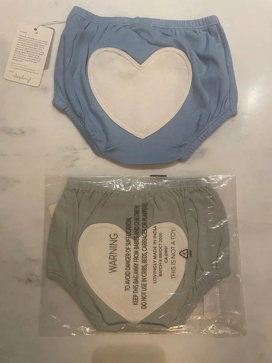 Kids Diaper Covers - Blue and Green - 2 Pack