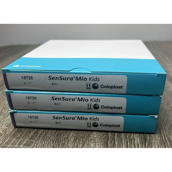 Lot Of 3 Boxes Coloplast 18735 SenSura® Mio Kids Ostomy Barrier 0