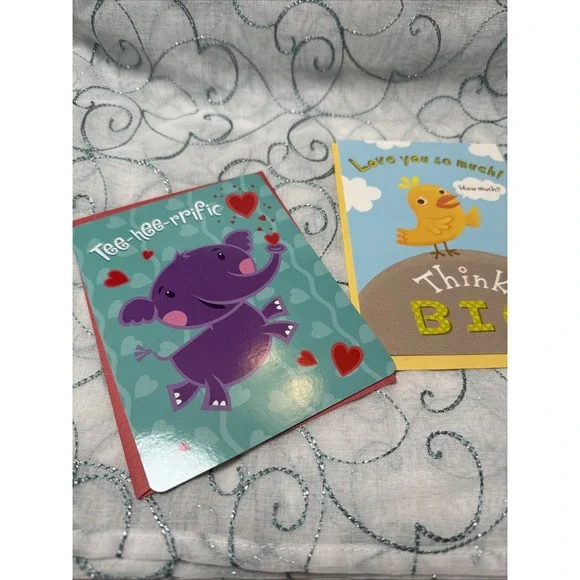 Valentines Day Card Lot (3) With‎ Envelopes
