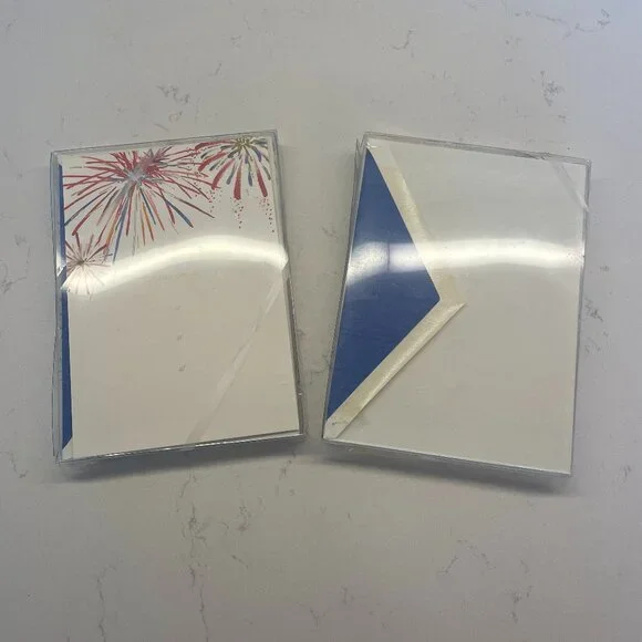 Caspari Boxed Fireworks Invitations, 2 Boxes of‎ 10, NWT
