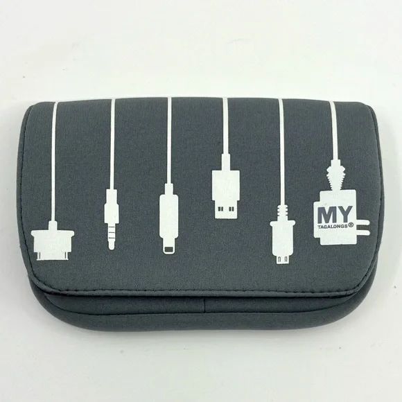 Stylish Electronic and Accessories Pouch for Traveling 7” x 4.5”