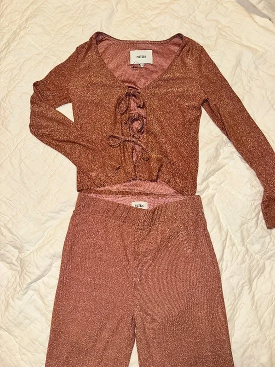 Pistola Burnt Orange Shimmer Matching Set