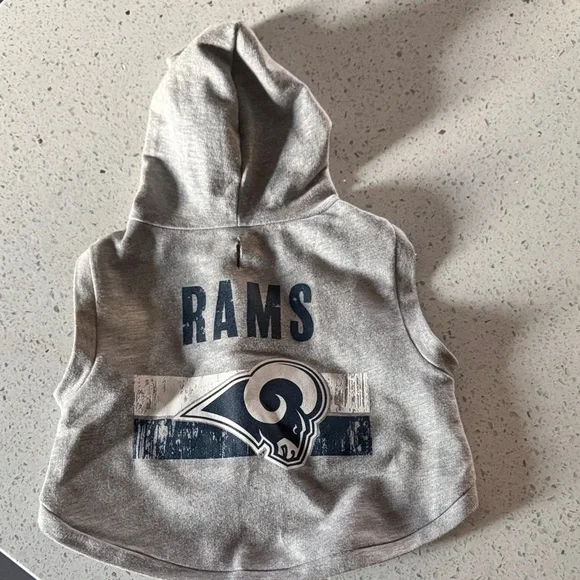 Los Angeles Rams dog or cat Hoodie Vest