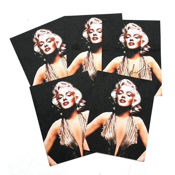 Lot Of 5 Vtg 1993 Marilyn Monroe Greeting Invitation Cards Hallmark Ambassador