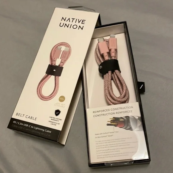 Native Union 4ft Cable USB-C to Lightning