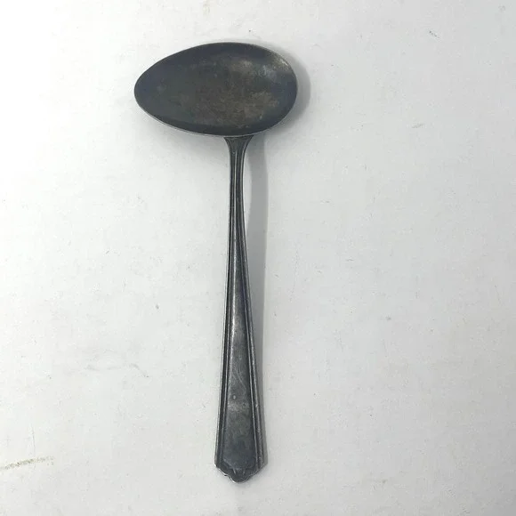 Webster Company Sterling Silver Ladle - Cream/Jelly Spoon - Art Deco Style 4.5