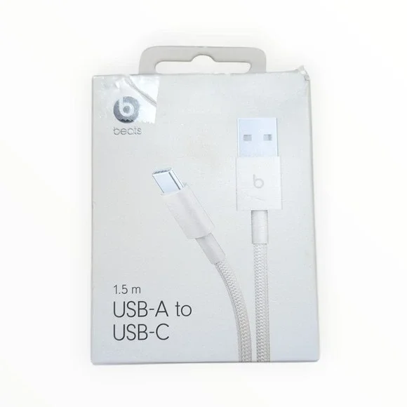 D7-Poly Beats USB-A To USB-C‎ Cable 1.5m Fast Charge Woven - Stone ⬇️