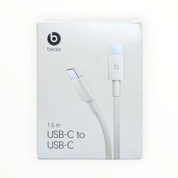 D7-O Beats USB-C To USB-C Cable 1.5m Fast‎ Charge Woven - Stone