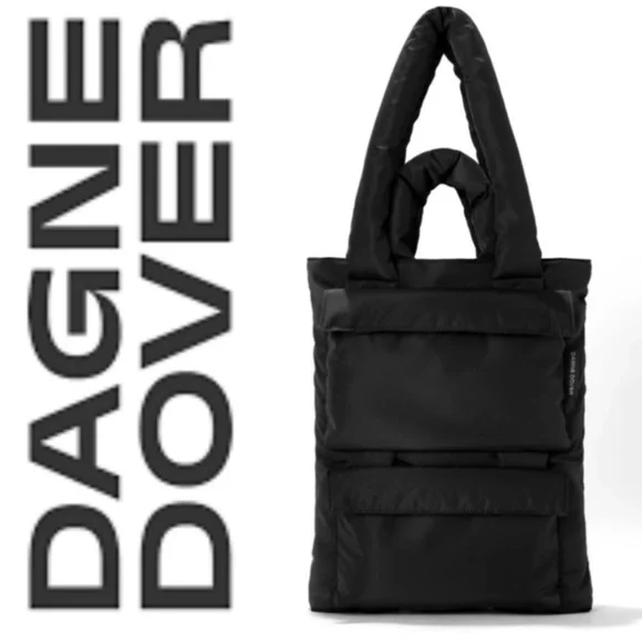 Dagne Dover Jemi quilted tote bag- NWOT black
