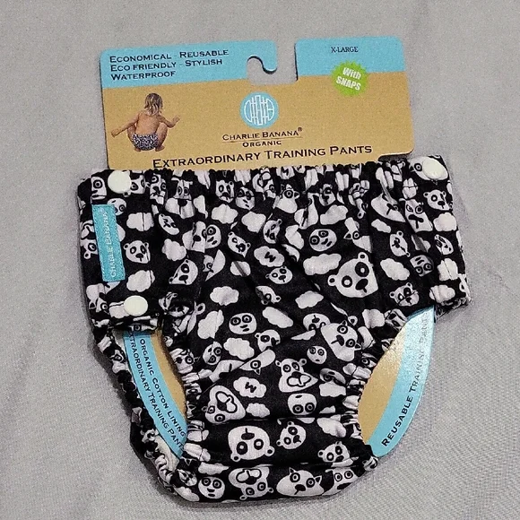 Charlie Banana Panda Print Diaper Cover