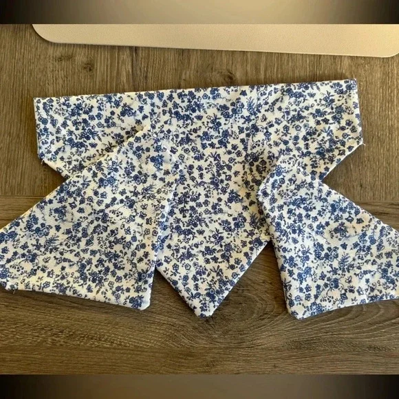 Floral dog bandanas