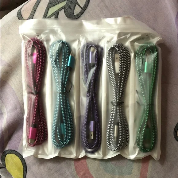 Multi-Color USB Charging Cables Set