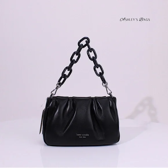Kate Spade Souffle Crossbody In Black