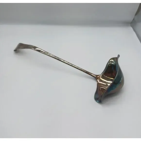 Vintage Silverplate Punch Ladle International Silver Co. IS, Curved Handle