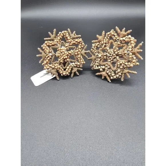 Pair Of Pier One Napkin Rings Boho Style‎