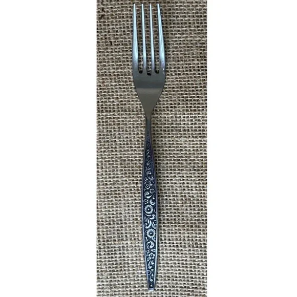 Vintage Interpur Single Floral Bouquet Fork Flatware Cottage Core Jewelry Making