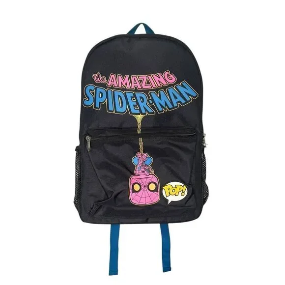 Funko Pop Marvel Spider-Man Black Light Backpack Target Exclusive Deadstock NEW