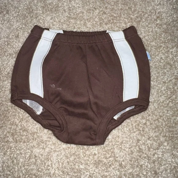 Football diaper cover