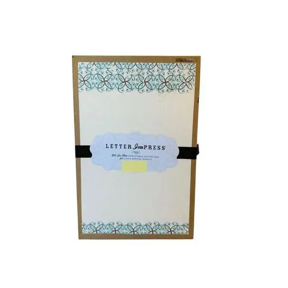 Gartner Studios Invitation Kit Blue Cream 39 Each Invites‎ Envelopes Responses