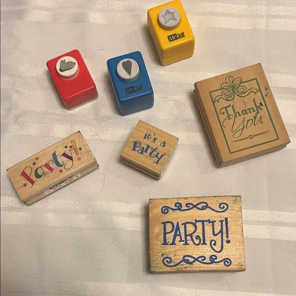 Colorful Confetti Makers/Party 🥳 & Thank You Stamps Bundle