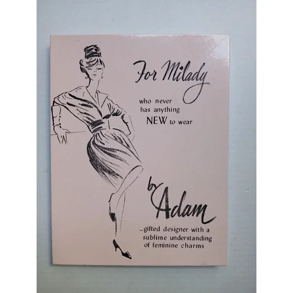 For Milady by Adam 1962 Who Never Has Anything New To Wear USA‎ Gag Novelty Gift
