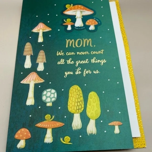 Mother’s Day Mushroom Card Rare