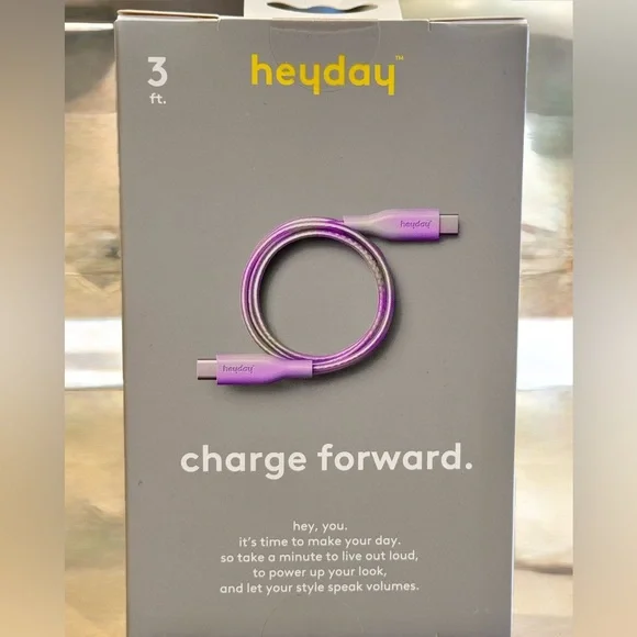 Heyday Lavender USB-C Cable