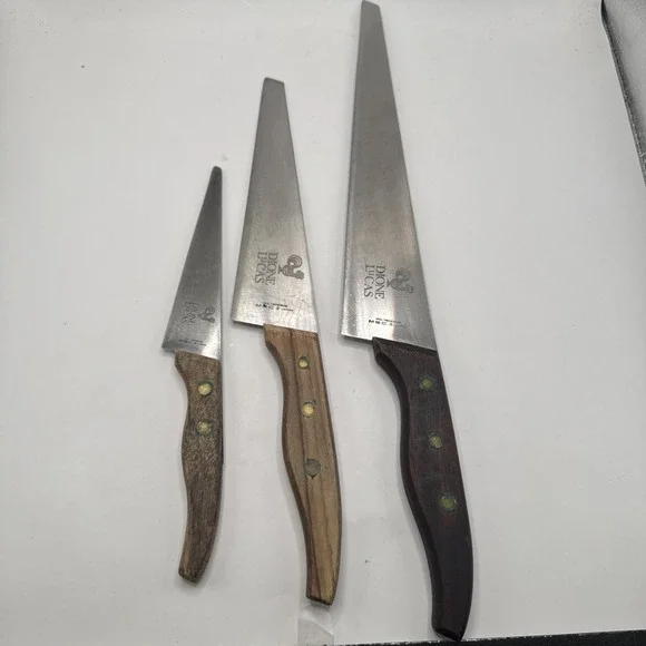 Lot Of Three (3) Dione Lucas MSC Japan Molybdenum Knives - 9