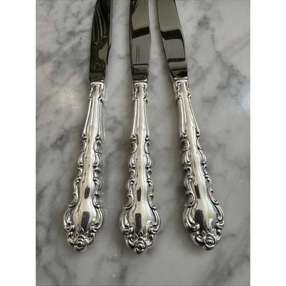 Oneida Community BEETHOVEN Silverplate 1971 Betty Crocker Dinner Knives-3