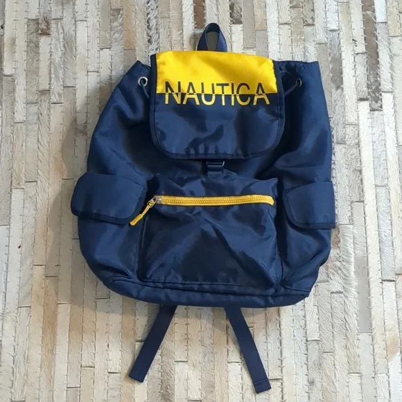 Nautica Split Decision‎ Indigo/Yellow Backpack