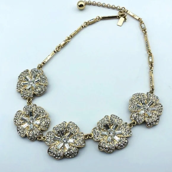 Kate Spade New York Pave Posey Gold Necklace