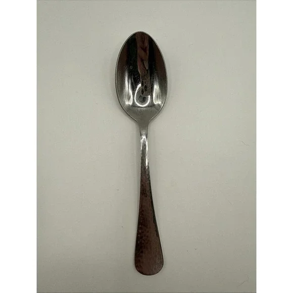 1 Hammered Antique Teaspoon Reed & Barton 18/8 Luxury Stainless Korea Shiny