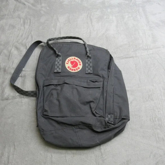 Fjallraven Kanken Backpack Bag Mens‎ Medium Gray Durable Adjustable Strap Travel