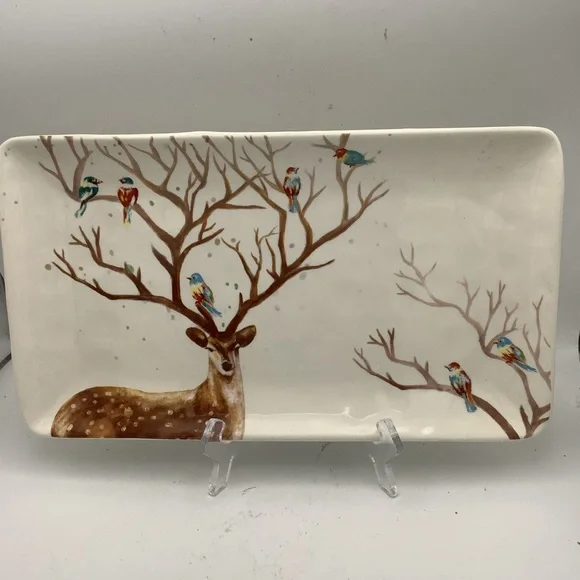 Pier 1 Imports Alexander the Deer Serving Platter