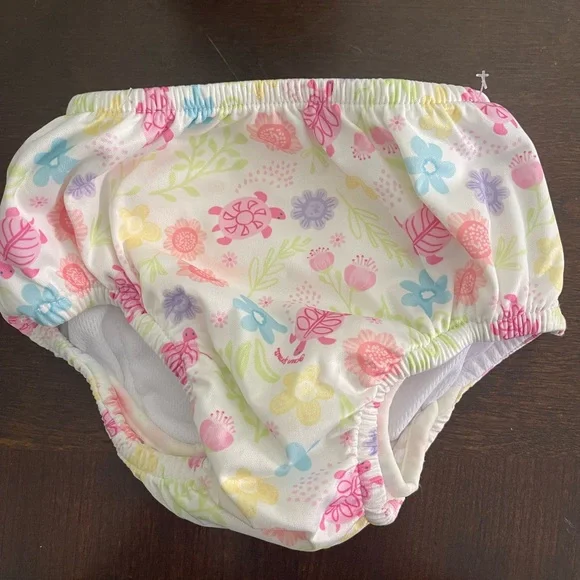 Green sprouts, eco ruffle snap swim diaper
