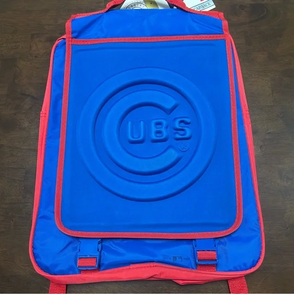 NWT Genuine MLB Merchandise‎ Chicago Cubs Big Impressions Flapsack Backpack