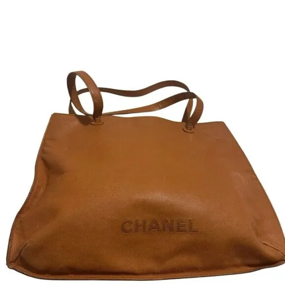 Chanel Caramel Leather Tote