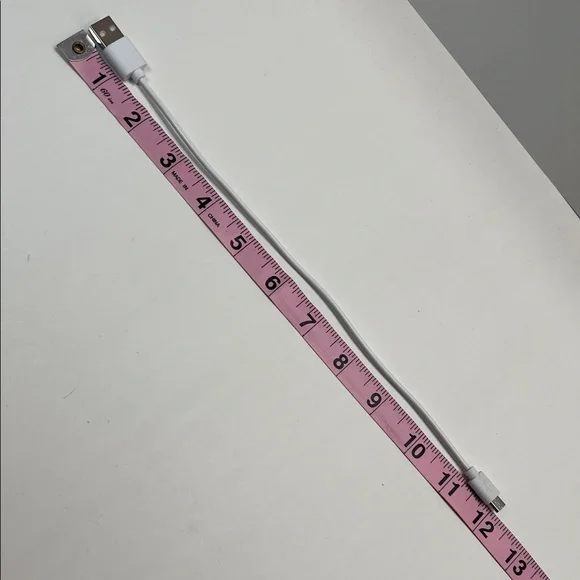 White USB Charging Cable