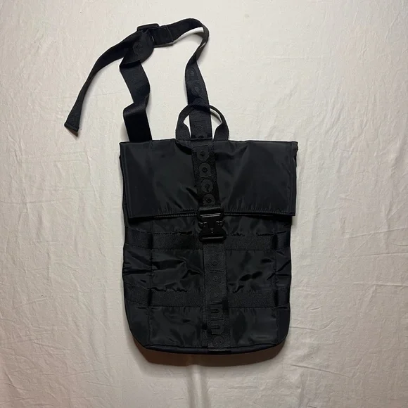 PACO RABBANE Nylon Black Men's Backpack