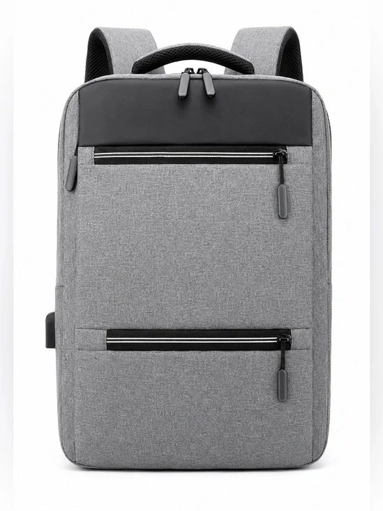 Grey Men's Laptop Backpack