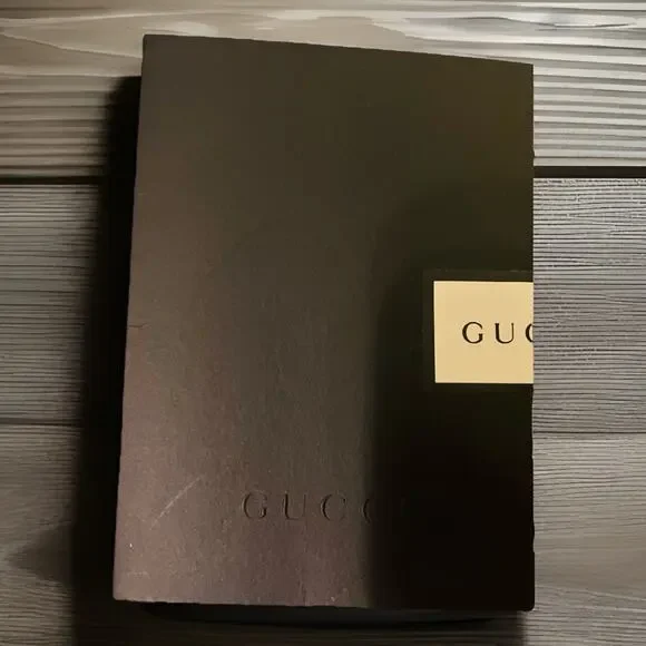 Gucci Authentic Black Gift Receipt Envelope 3”x4” Sticker Sealed