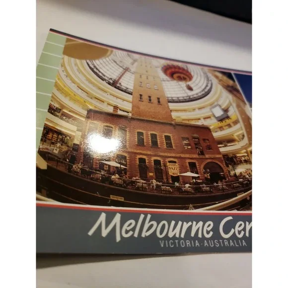 Vintage RPPC Postcard Unused Melbourne Central‎ Australia Victoria A1-21