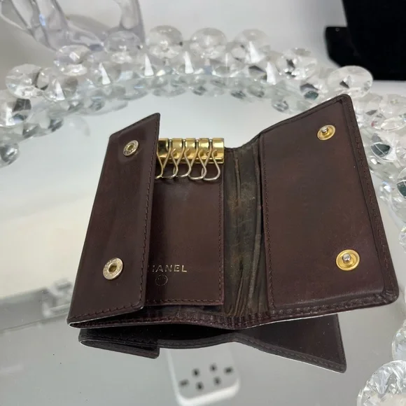 CHANEL Key Holder Leather