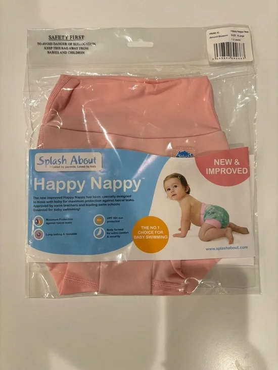 Happy Nappy Reusable Swim Nappy - Pink