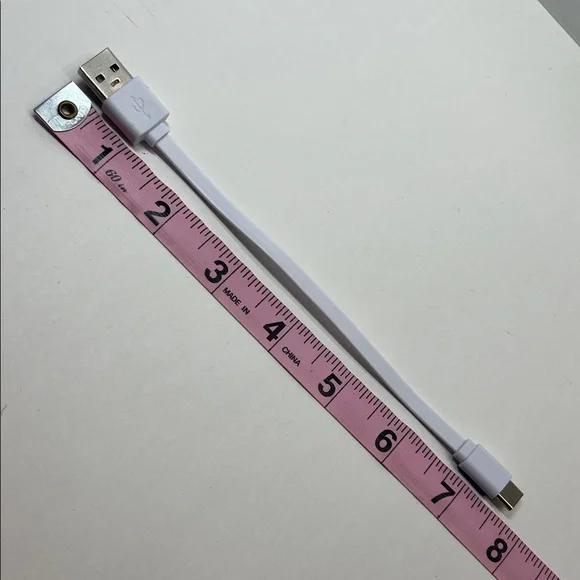 White USB Charging Cable